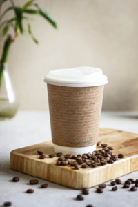 Vegware eco friendly compostable coffee cups
