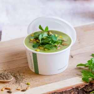 compostable soup container