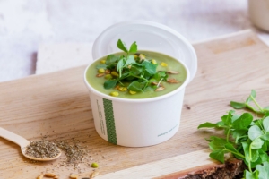 compostable soup container